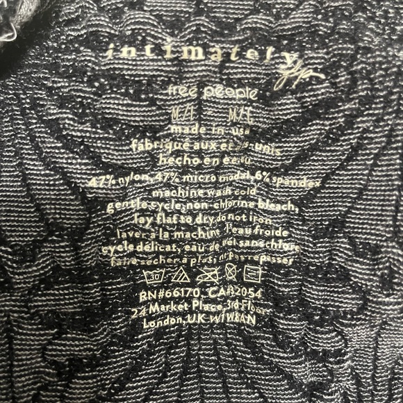 Intimately by Free People Black Love Letter Cami - Picture 4 of 5